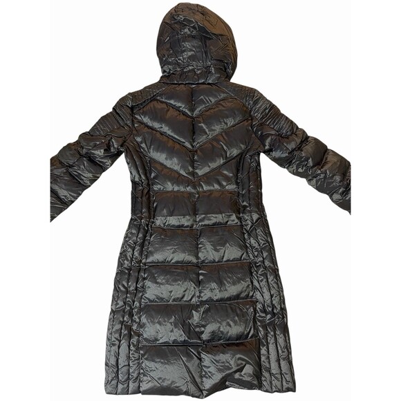 BCBGeneration Women’s Ultra Lightweight Packable Down Coat Olive XS Hoodie - Picture 3 of 12